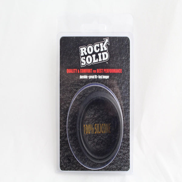 Rock Solid Silicone Black C Ring 1 3-4"