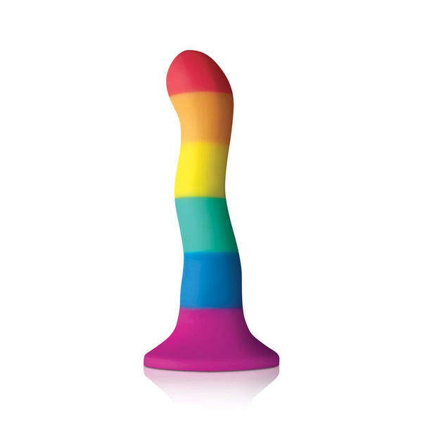 Colours Pride Edition 6 Wave Dildo Rainbow "