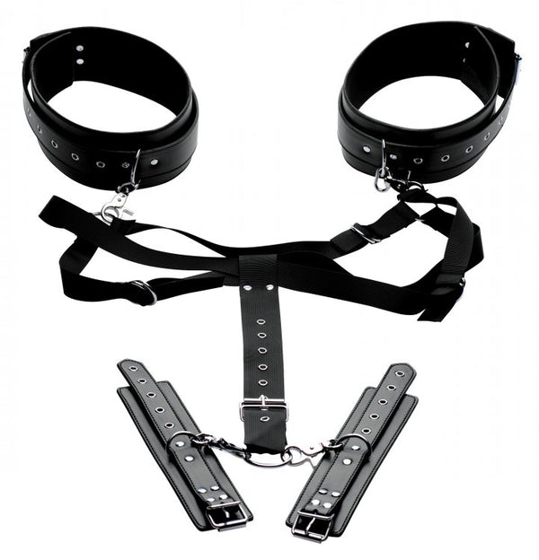 Master Series Aquire Thigh Harness & Wrist Cuffs