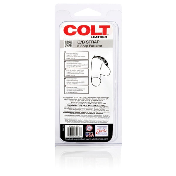 Colt Adjust 5 Snap Leather (out Mid Sept)