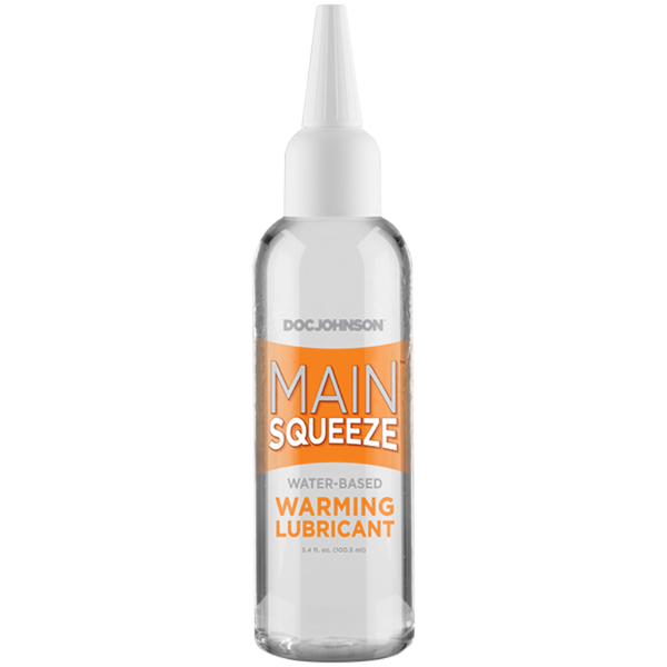 Main Squeeze Warming Water Based Lubricant 3.4 Oz