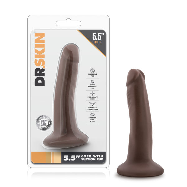 Dr Skin 5.5" Cock W/ Suction Cup